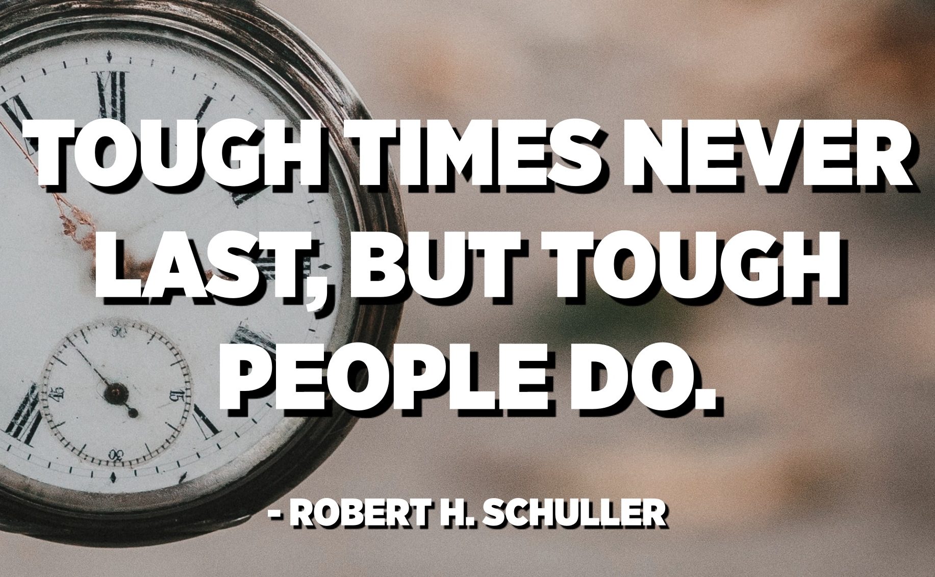 Robert schuller Book in PDF- Tough Times Never Last but Tough People Do