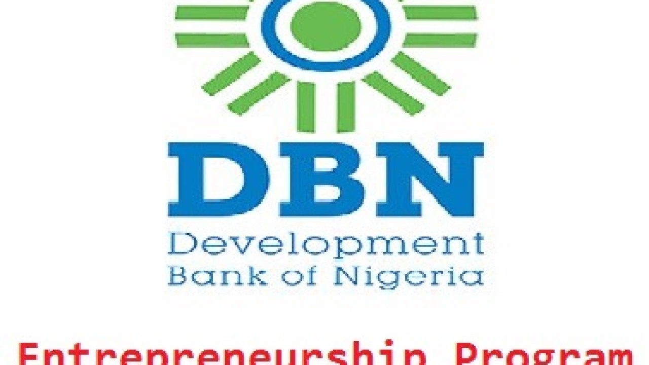 Development Bank of Nigeria Entrepreneurship Training 2020/2021.