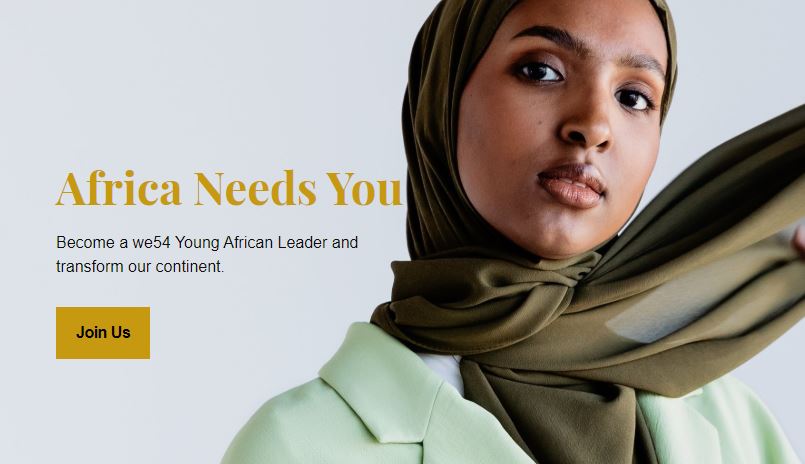Application Method To Become WE54 Young African Leader 2020.
