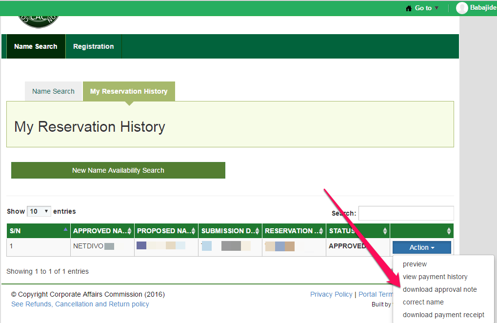 How To Check CAC Code And Company Registration Status - School Drillers
