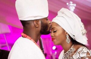 Tiwa Savage and Tunji Balogun