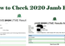 How To Check JAMB Result 2020 Online Or Using Mobile Code.
