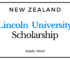 Lincoln University Scholarship 2021 In New Zealand.