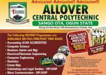 Allover Central Polytechnic Courses, School Fees and Requirements