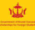Government of Brunei Darussalam Scholarship 2021.