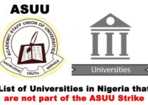 List Of Universities Not Under ASUU In Nigeria