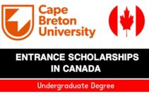 Cape Breton University Major Entrance Scholarships 2021.