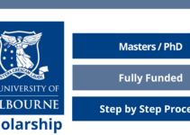 University of Melbourne Scholarship, 2021 Australia.