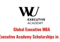 WU Executive Academy Scholarships in Austria 2021.