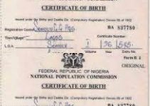 Procedure & Cost to Obtain Birth Certificate in Nigeria.