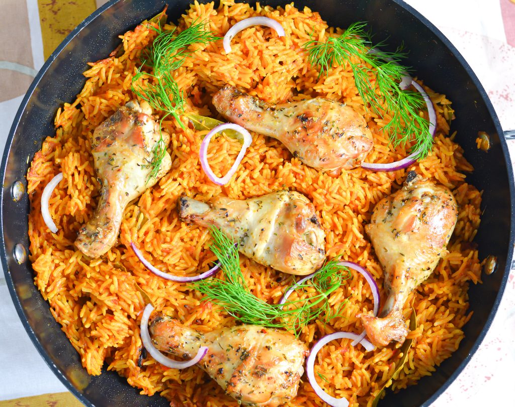 Nigerian Jollof Rice Ingredients And Seasoning School Drillers