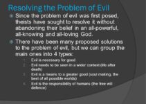 The Basic Problem of Evil and the Consequences