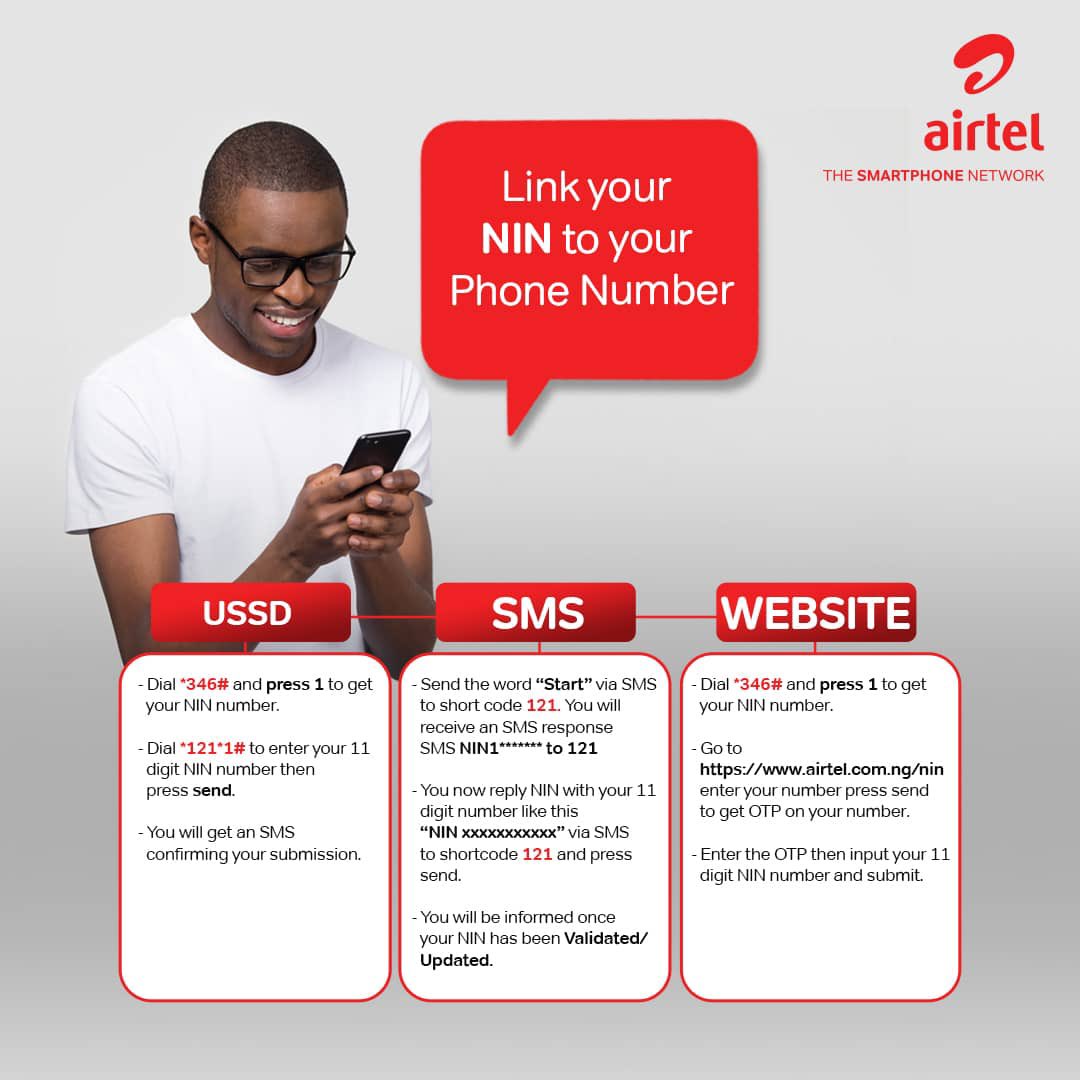 How To Link NIN To Airtel Get Started With This Steps School Drillers