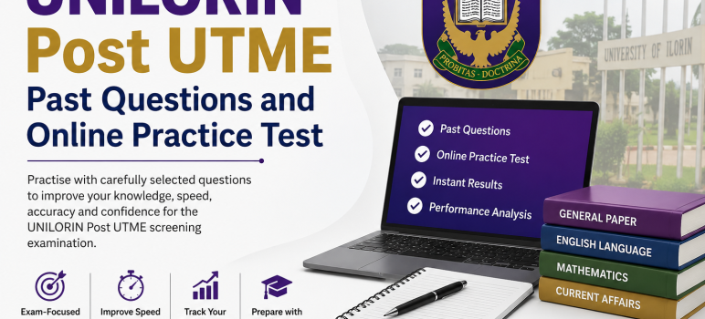 UNILORIN Post UTME Past Questions and Online Practice Test